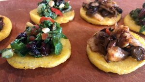 Mediterranean Polenta Rounds