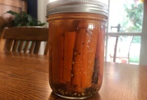 Pickled Carrots with Cinnamon and Cloves